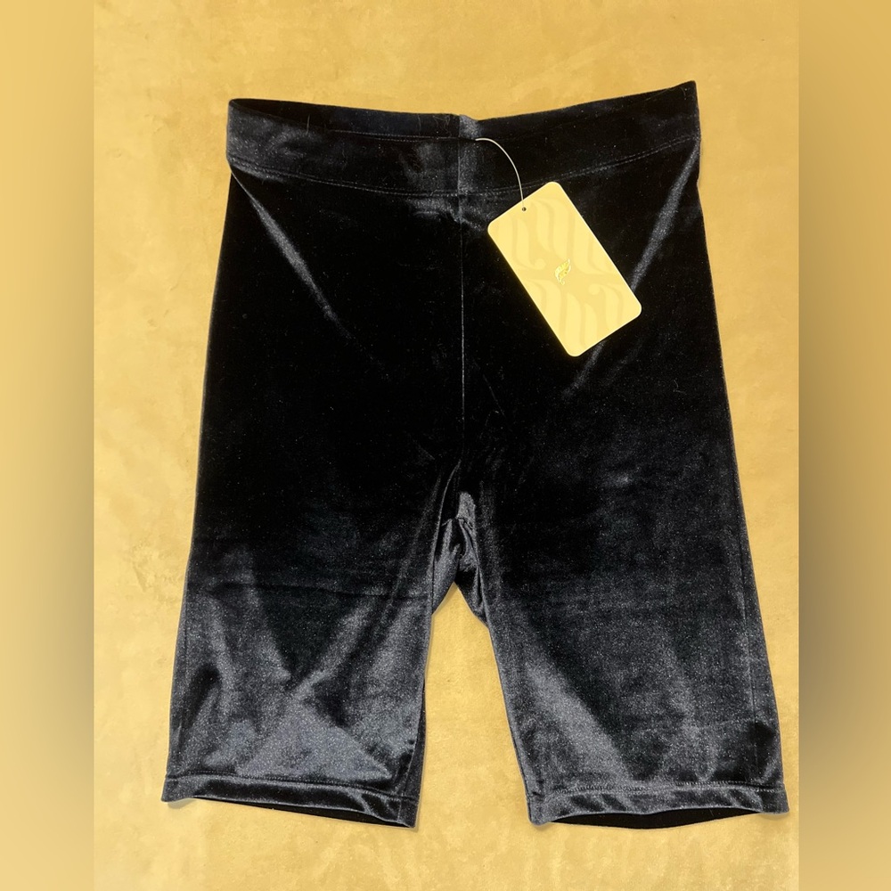 NWT Fabletics High Waisted Velour Bike‎ Shorts